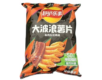 CHIPS ONDULEES GOUT POITRINE DE PORC GRILLEE