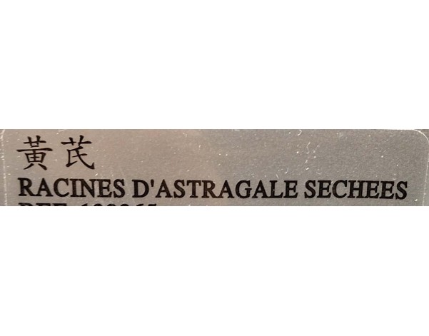 RACINE D’ASTRAGALE SECHEE