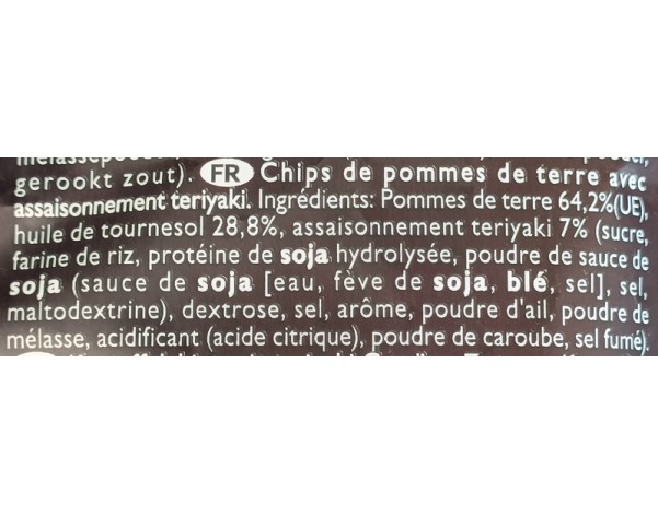 CHIPS TERIYAKI