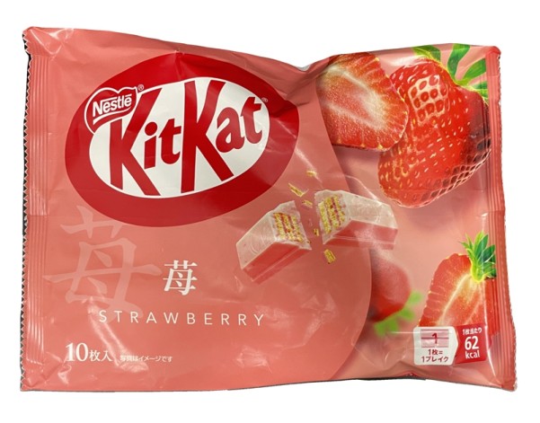 CHOCOLAT KIT KAT A LA FRAISE MINI 10 P.