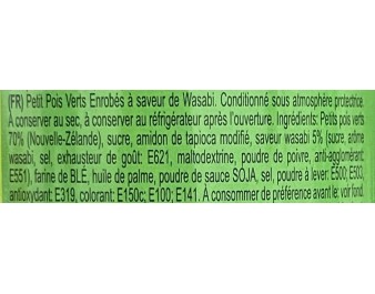 CROQUETTES DE CACAHUETES A LA MOUTARDE WASABI