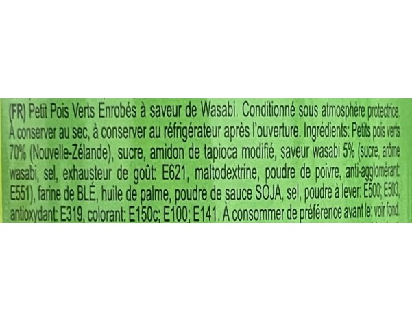 CROQUETTES DE CACAHUETES A LA MOUTARDE WASABI