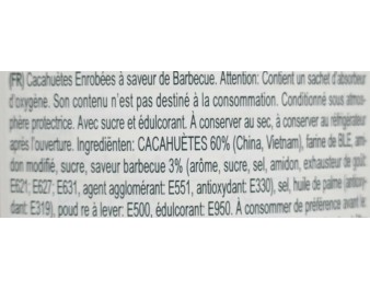 CROQUETTES DE CACAHUETES AU BARBECUE
