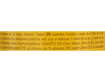 CROQUETTES DE CACAHUETES AU LAIT DE NOIX DE COCO