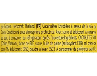 CROQUETTES DE CACAHUETES AU LAIT DE NOIX DE COCO