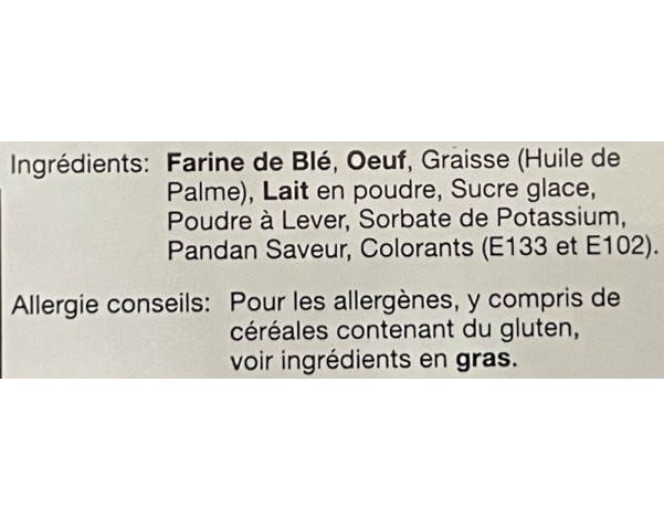 GATEAU ROULE AU PANDAN 6 P.
