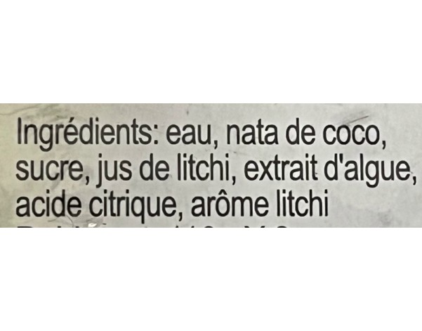 GELEE DE FRUIT AROME LYCHEE 2 P.