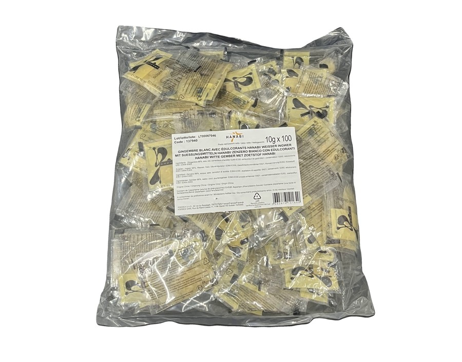 GINGEMBRE BLANC AU VINAIGRE 10 G X 100 P.