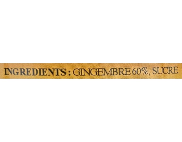 GINGEMBRE CONFIT EN MORCEAUX