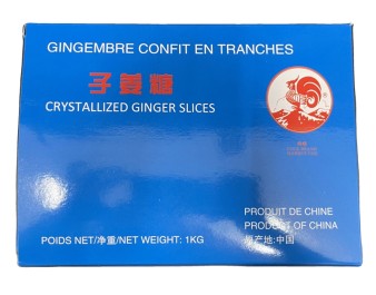 GINGEMBRE CONFIT EN TRANCHES