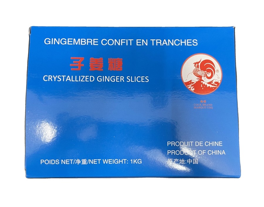 GINGEMBRE CONFIT EN TRANCHES