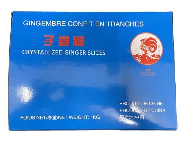 GINGEMBRE CONFIT EN TRANCHES