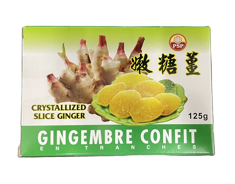 GINGEMBRE CONFIT EN TRANCHES