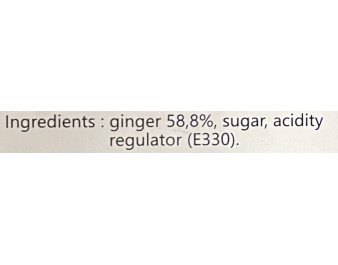 GINGEMBRE CONFIT ENTIER