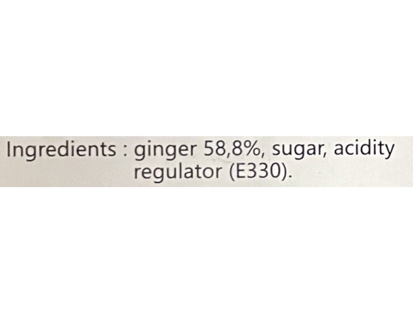 GINGEMBRE CONFIT ENTIER
