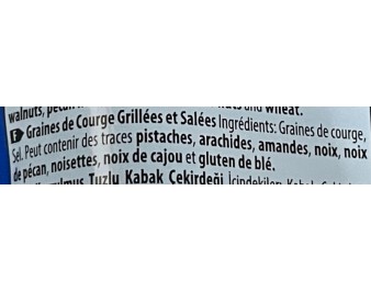 GRAINE DE COURGE GRILLEE SALEE