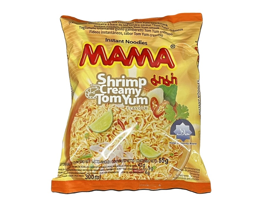 NOUILLES AUX CREVETTES TOM YUM CREMEUSE