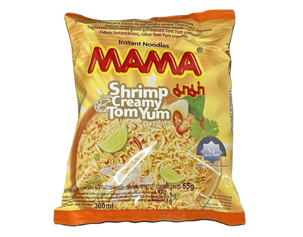 NOUILLES AUX CREVETTES TOM YUM CREMEUSE