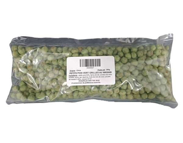 PETITS POIS GRILLES AU WASABI
