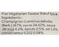 PLAT VEGETARIEN SAVEUR BOEUF PIMENTE