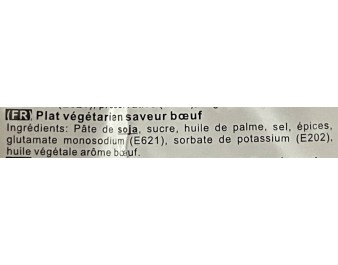 PLAT VEGETARIEN SAVEUR TRIPES