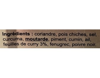 POUDRE DE CURRY