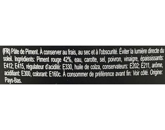 PUREE DE PIMENT