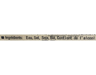 SAUCE DE SOJA