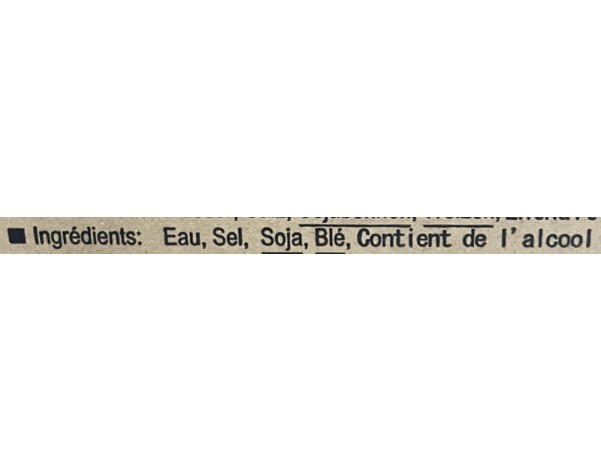 SAUCE DE SOJA