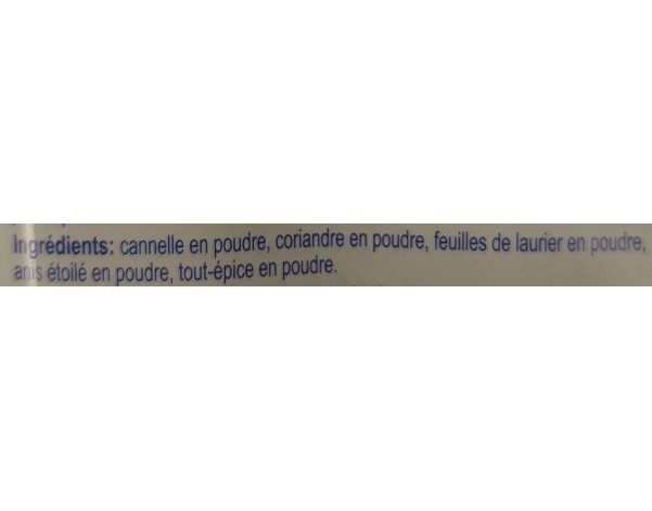 CINQ EPICES EN POUDRE