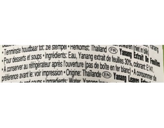 EXTRAIT DE FEUILLE DE YANANG