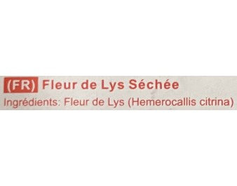 FLEUR DE LYS SECHEE