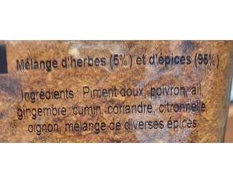 MELANGE D’EPICES POUR CUISINE THAI