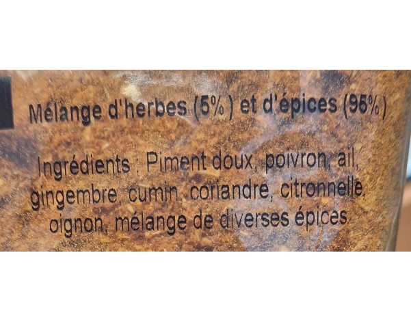 MELANGE D’EPICES POUR CUISINE THAI