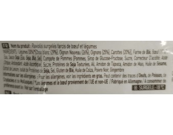 RAVIOLIS AU BOEUF BULGOGI 30 P. ****