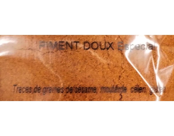 PIMENT DOUX ESPECIAL MOULU