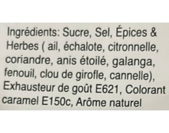 POUDRE ASSAISONNEMENT CANARD LAQUE
