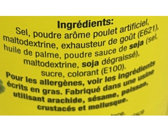 POUDRE ASSAISONNEMENT POULET