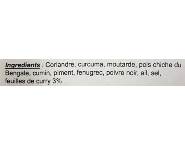 POUDRE DE CURRY
