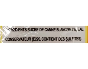SUCRE DE CANNE BLANC EN MORCEAUX