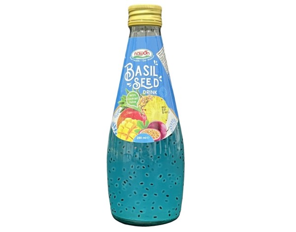 BOISSON AUX GRAINES DE BASILIC COCKTAIL