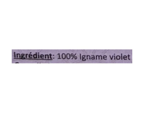IGNAME EN POUDRE VIOLET (UBE)