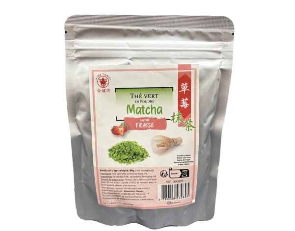 THE VERT SAVEUR FRAISE EN POUDRE (MACHA)