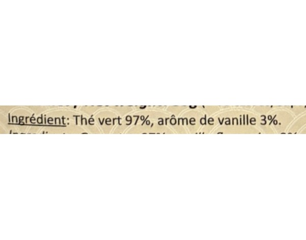 THE VERT SAVEUR VANILLE EN POUDRE (MACHA)