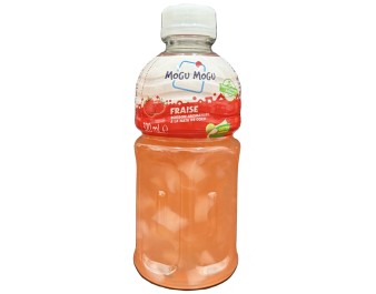 BOISSON A LA FRAISE ET NATA DE COCO (MOGU MOGU)