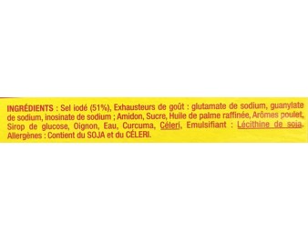 CUBE BOUILLON POULET 60 P. HALAL