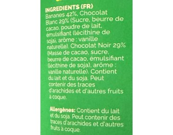 DESSERT BANANE CHOCOLAT BLANC ET NOIR ****