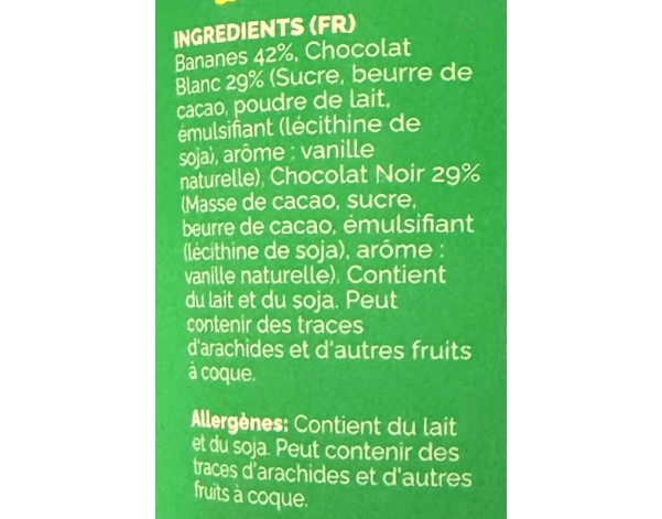 DESSERT BANANE CHOCOLAT BLANC ET NOIR ****
