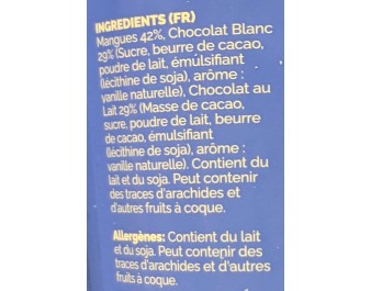 DESSERT MANGUE CHOCOLAT BLANC ET LAIT ****