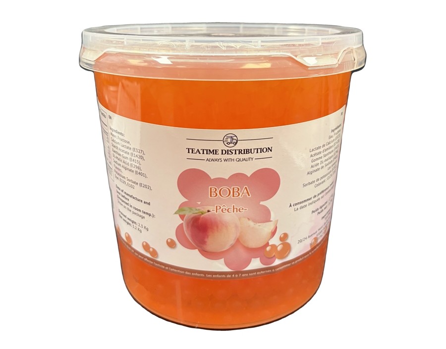 PERLE DE FRUIT PECHE BUBBLE TEA